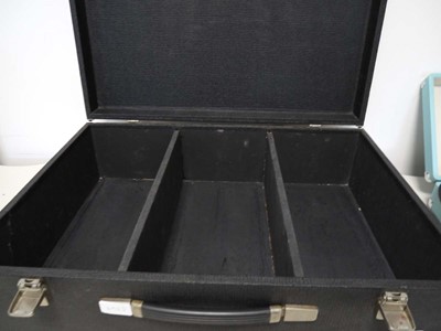 Lot Empty vinyl carrying case in black for 7" singles