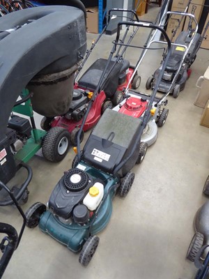 Lot 4062 - Petrol rotary push powered mower with box