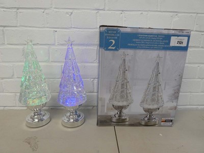 Lot Boxed set of 2 LED lighted battery operated...