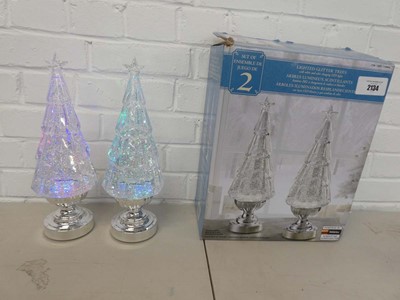 Lot Boxed set of 2 LED lighted battery operated...