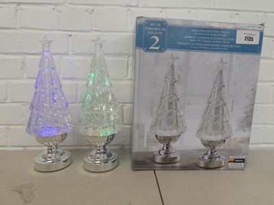 Lot Boxed set of 2 LED lighted battery operated...