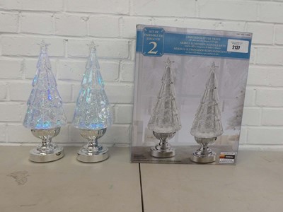 Lot Boxed set of 2 LED lighted battery operated...