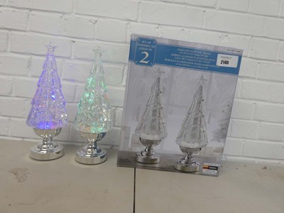 Lot Boxed set of 2 LED lighted battery operated...