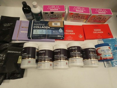 Lot 2402 - Selection of collagen support powders and...