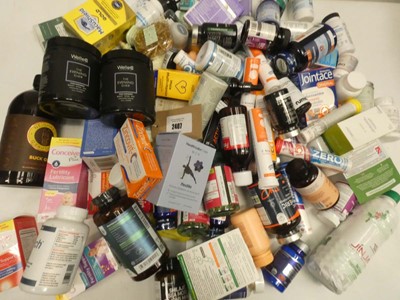 Lot 2407 - Mixed lot of vitamin, mineral and enzyme...