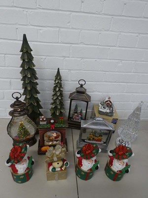 Lot An assortment of Christmas related decorations...