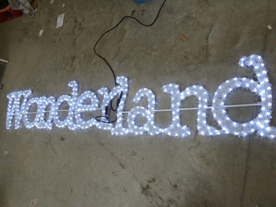 Lot A LED light up wonderland with integral ice...