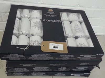 Lot x4 boxes of Tom Smith 8 pack Christmas crackers