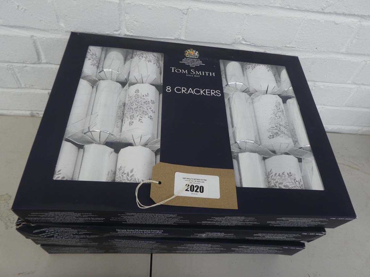 Lot x4 boxes of Tom Smith 8 pack Christmas crackers