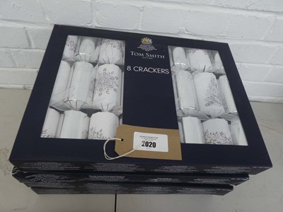 Lot x4 boxes of Tom Smith 8 pack Christmas crackers