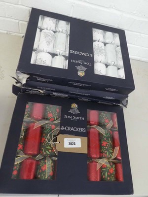 Lot x4 boxes of Tom Smith 8 pack Christmas crackers