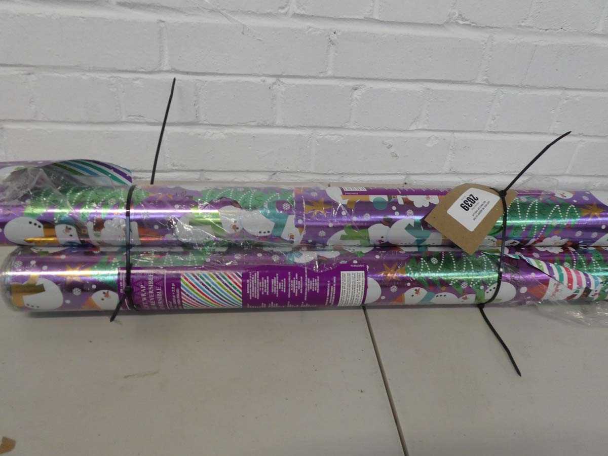 Lot x3 Kirkland large double sided Christmas...