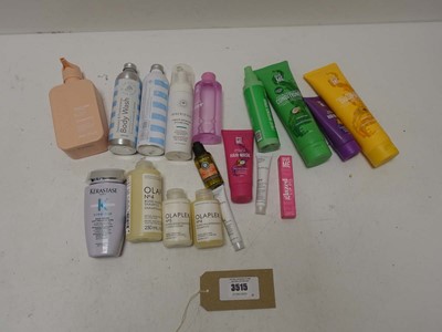 Lot 3515 - Selection of branded hair care products to...