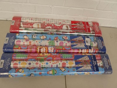 Lot x3 Kikland 3 pack double sided gift wrap