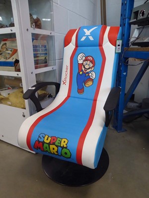 Lot 2481 - Super Mario XRocker gaming chair