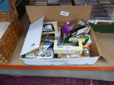 Lot 5435 - A box containing Corgi & other die cast vehicles