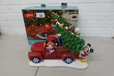 Lot Boxed Disney holiday truck with Goofy, Donald...