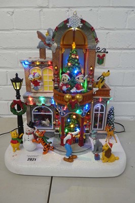 Lot Unboxed Disney animated holiday toy shop with...