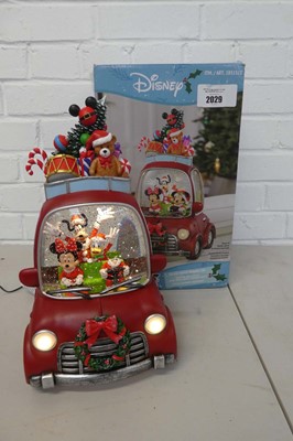 Lot Boxed Disney holiday water spinning car with...