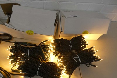 Lot 2 boxed sets of outdoor LED warm white...