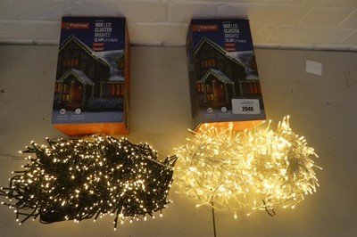 Lot 2 boxed sets of Premier 960 LED cluster bright...