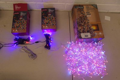 Lot Boxed set of Premier 1000 LED rainbow coloured...