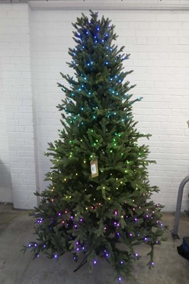 Lot Evergreen twinkling 7.5' pre-lit LED...