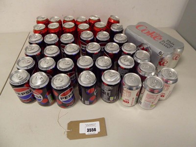 Lot 3556 - Qauntity of cans of Coke(Diet + No caffeine)...