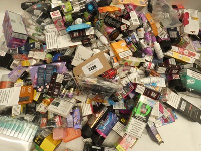 Lot 2426 - Quantity of mixed vape liquid flavours / salts...