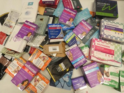 Lot 2431 - Assorted packs of various vitamin, mineral and...