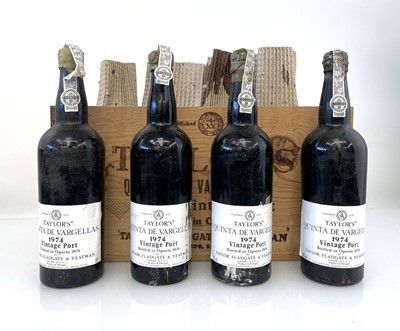 Lot 252 - A wooden case of 12 bottles of Taylor's Quinta...