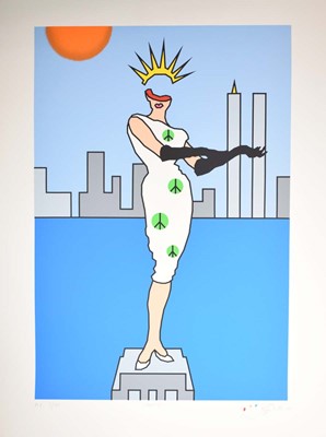 Lot 70 - Duggie Fields (1945-2021), 'Liberty', artist's...