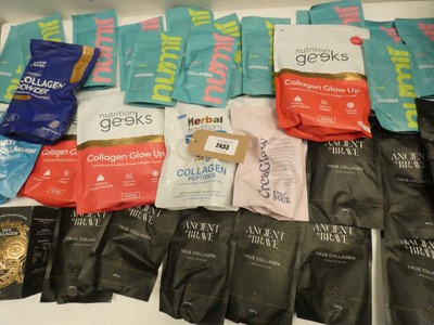 Lot 2433 - Selection of collagen support powder supplements
