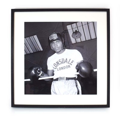 Lot 157 - Getty Images Cassius Clay/Mohammed Ali, silver...