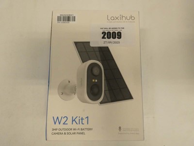 Lot 2009 - Laxihub W2 Kit 1 solar panel camera
