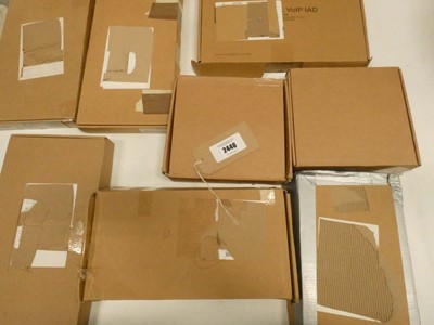 Lot 2446 - Mixed lot of boxed routers & hubs