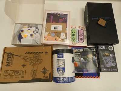 Lot 2451 - Artemis Space smartwatch kit, PS2 console unit,...