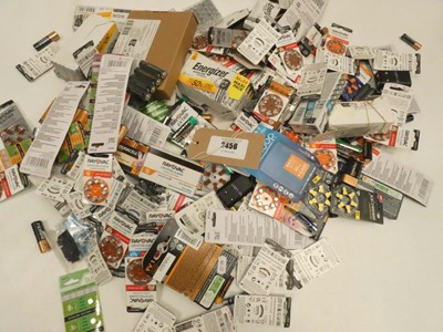 Lot 2456 - Assorted AA, AAA and button cell battery packs