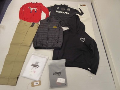 Lot 3584 - Selection of clothing to include Barbour,...