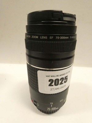 Lot 2025 - Canon 75-300mm 1:4-5.6 III lens