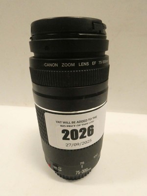 Lot 2026 - Canon 75-300mm 1:4-5.6 III lens