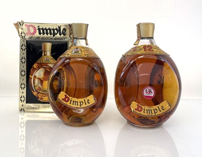 Lot 132 - 2 bottles of John Haig 12 year old Dimple De...