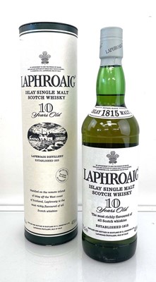 Lot 144 - A bottle of Laphroaig 10 year old Islay Single...