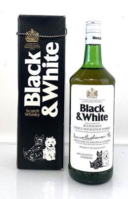 Lot 147 - A bottle of Buchanan's Black & White Choice...