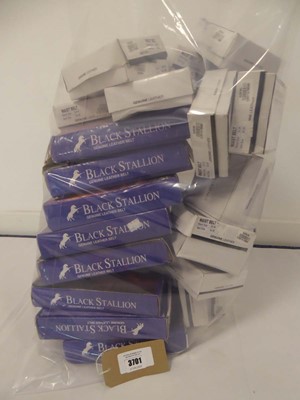 Lot 3701 - Large quantity of genuine leather belts
