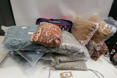 Lot 3679 - Large selection of pillow to include Dunelm etc