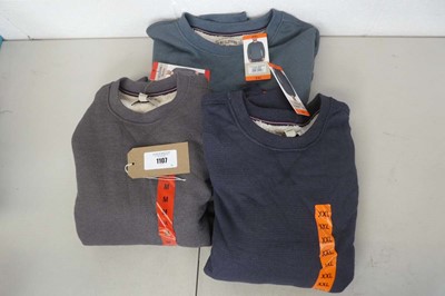 Lot 1107 - Approx. 10 mens fleece lined jumpers by BC...