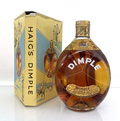 Lot 155 - An old bottle of John Haig Dimple Old Blended...