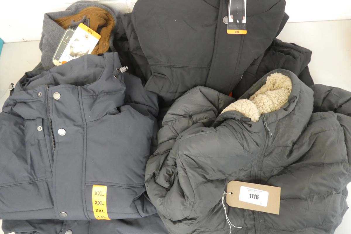 Lot 1116 - x4 mens coats/jackets to include Pajar, Jachs,...