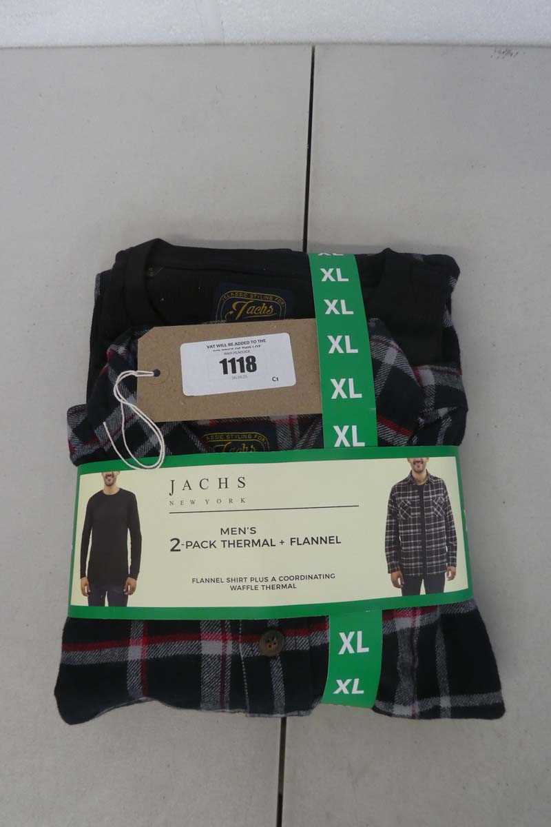 Lot 1118 - Approx. 10 mens Jachs NY 2 pack thermal and...